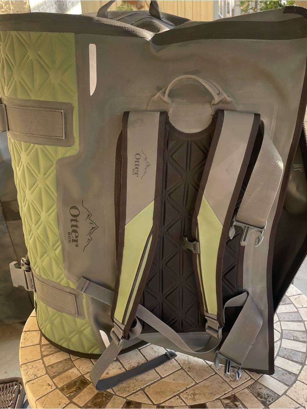 OtterBox Yampa 105L Dry Bag Waterproof Backpack Duffle Olive Green Heavy Duty